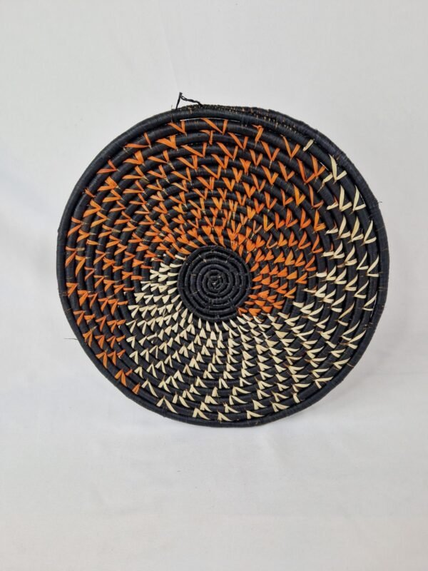 White and Brown Spiral Wall Baskets(Black) - Image 5