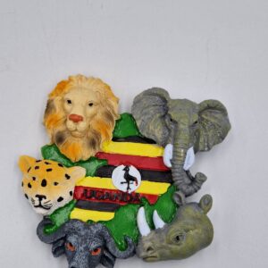 Uganda Wild Life Fridge Magnet