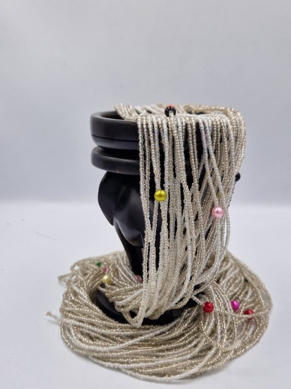 African waist Bead/Non-Fading/Non stretching /transparent